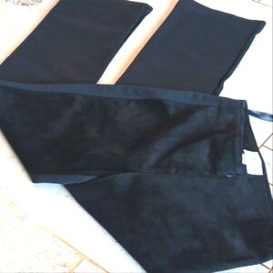Women's Vintage front suede pants, Cache,size 2,,New, 2 shades black